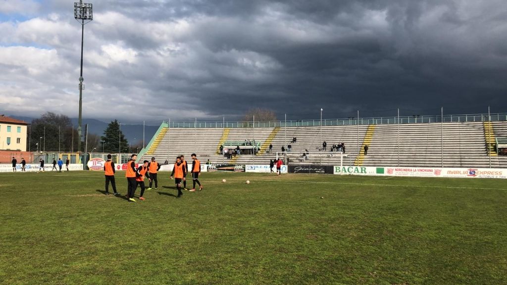 Di Renzo al 93' pareggia il match di Lucca